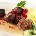 The national dish of Sweden - Meatballs