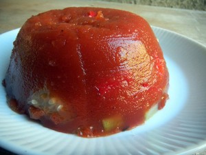 Tomato-aspic