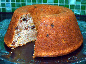 Moist banana cake