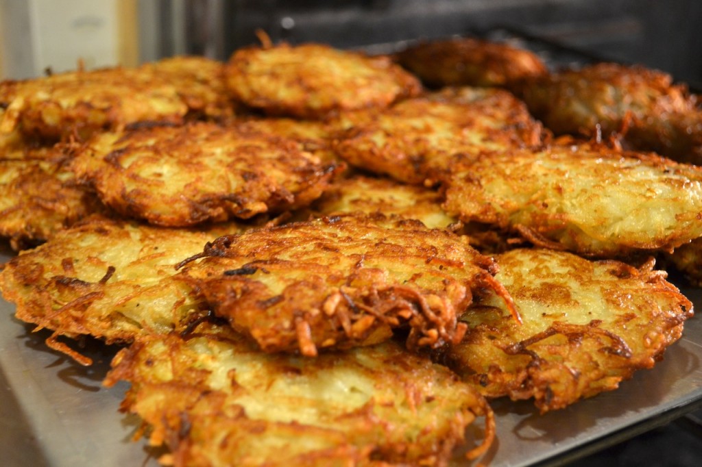 crispy latkes