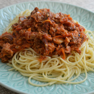 Pasta bolognese