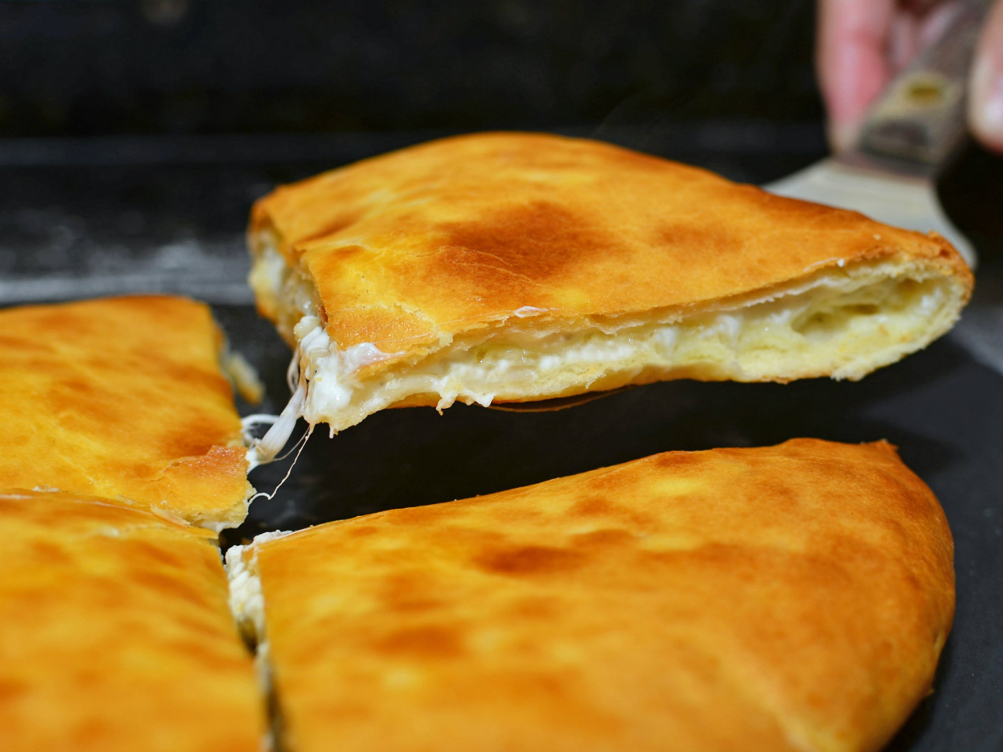 The national dish of Georgia - Khachapuri