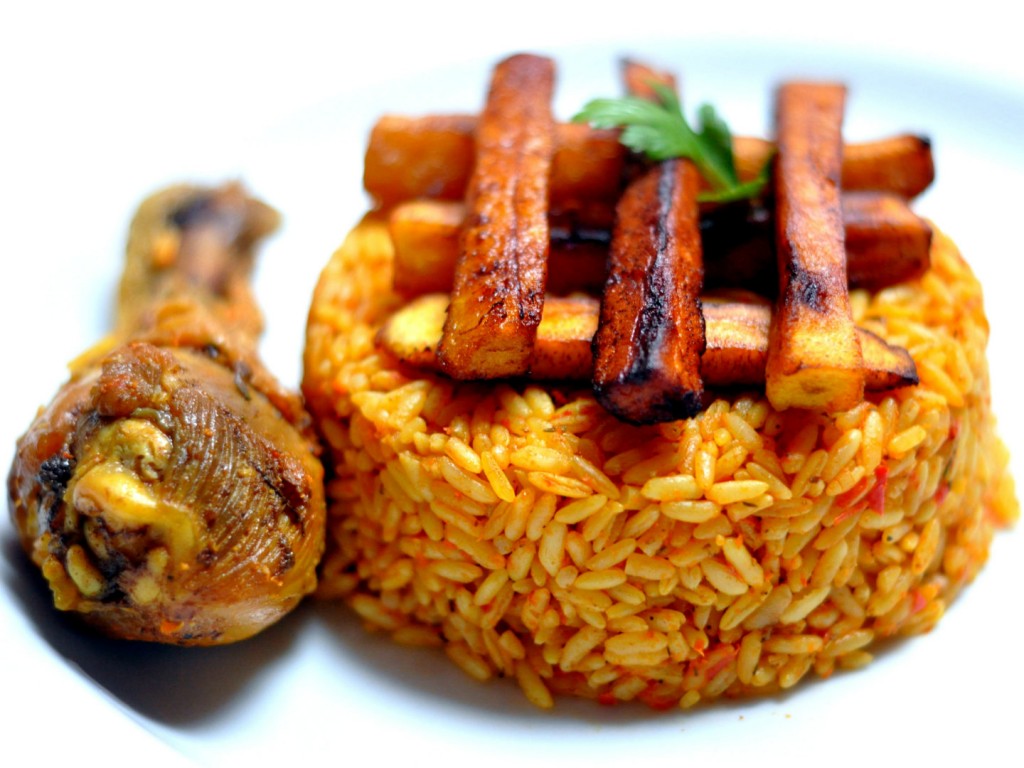 The national dish of Nigeria - Jollof rice