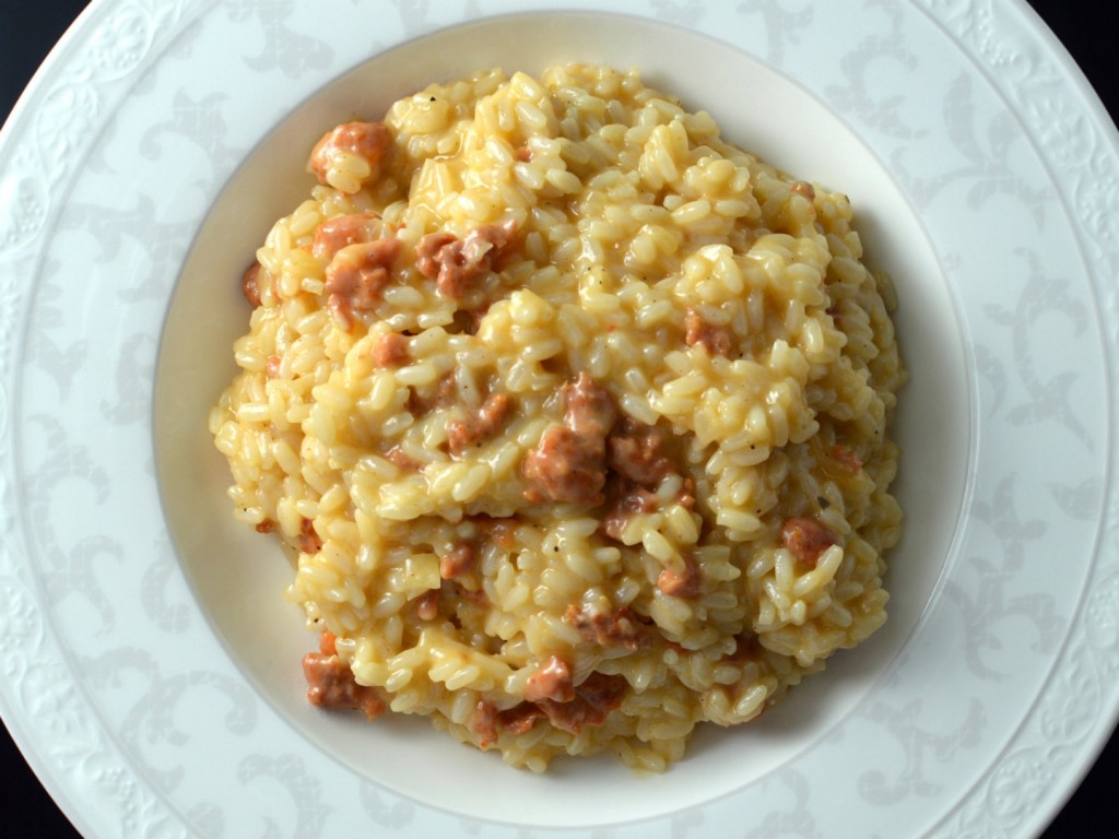 Recipe: risotto with chorizo
