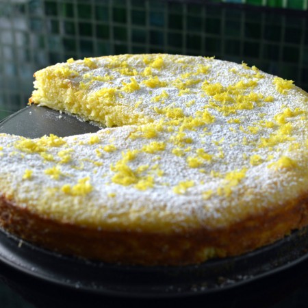 Citronkladdkaka - Swedish lemon mud cake