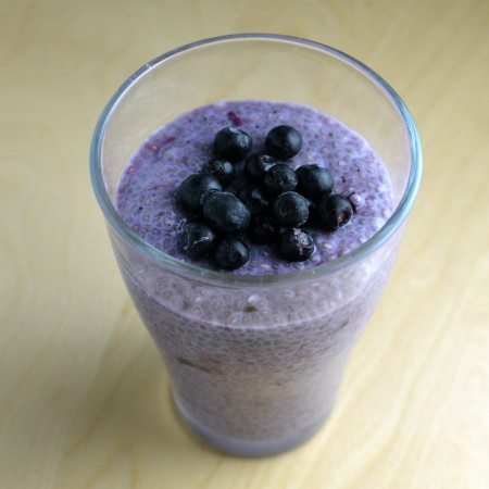 Blueberry chia pudding