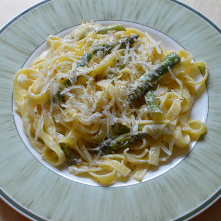 asparagus and lemon pasta