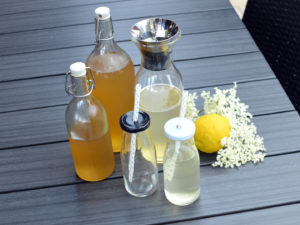 Elderflower lemonade, syrup, cordial