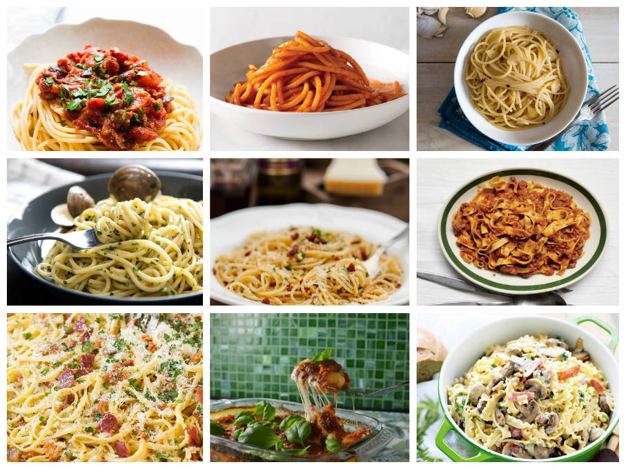 italian spaghetti dishes