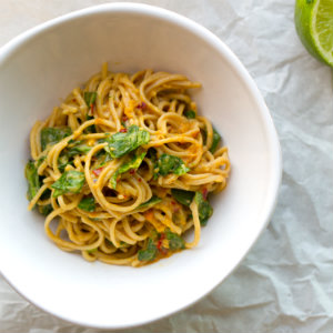 Spicy soba noodles