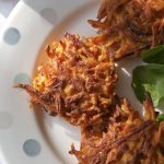 Thinly spread - Carrot and coriander fritters