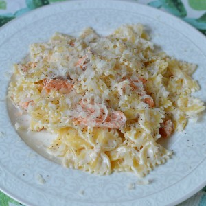 Farfalle al salmone