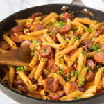 One-Pot-Cheesey-Sausage-Pasta