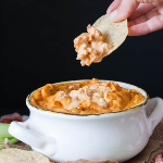 Veggies dont bite - baked vegan buffalo cauliflower dip