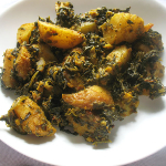 Lisas kitchen - Saag aloo spinach and potato curry