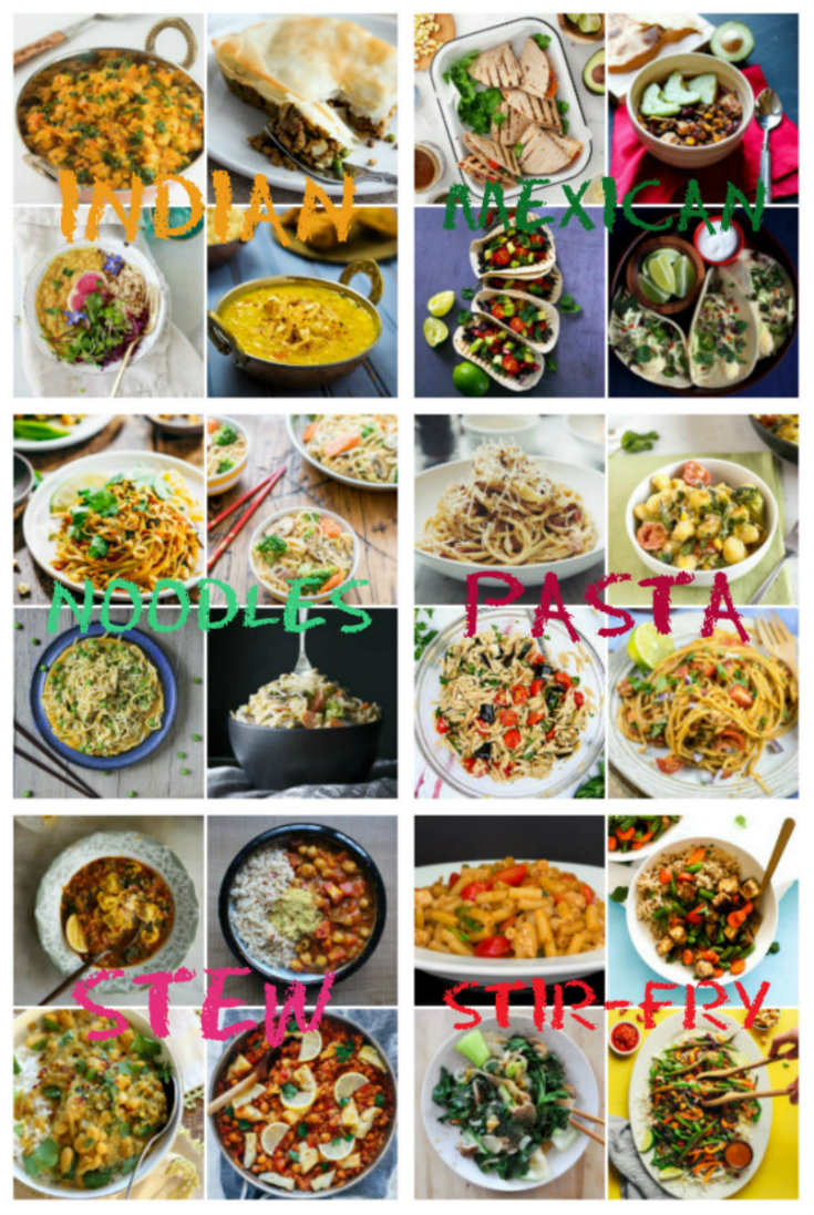 Collection of easy veggie recipes