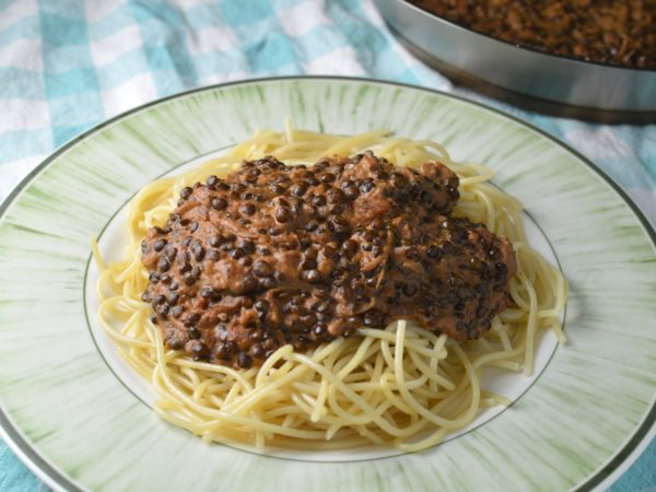 Black Beluga Lentil Bolognese Black Beluga Lentil Bolognese