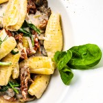 Välj vego - krämig pasta med svampsås