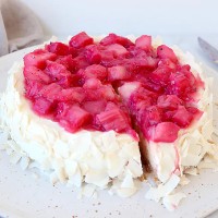 Cheesecake med rabarber - Homemade Stockholm by Cecilia