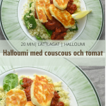 Halloumi-couscous