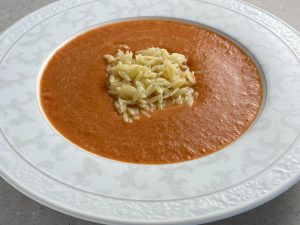 Tomatsoppa med risoni