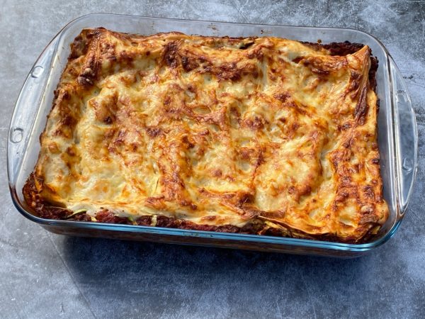 Lasagne med färssås och bechamel Lasagne med färssås och bechamel
