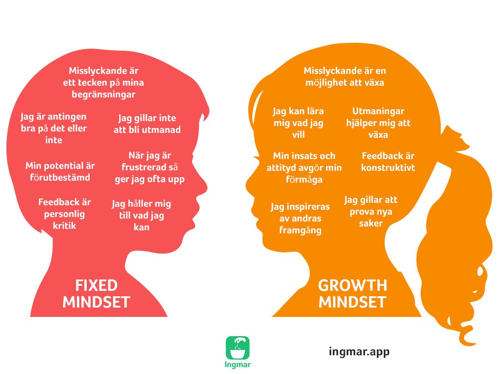 Growth Mindset vs fixed mindset