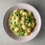 Gnocchi med grädde och zucchini