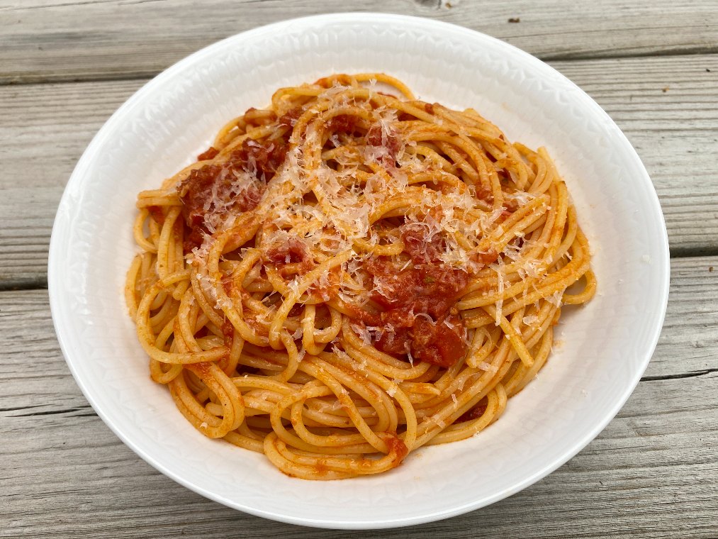 Pasta med tomatsås - marinara