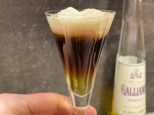 Galliano hot shot drink