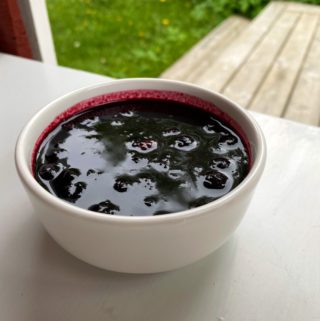Blåbärssirap