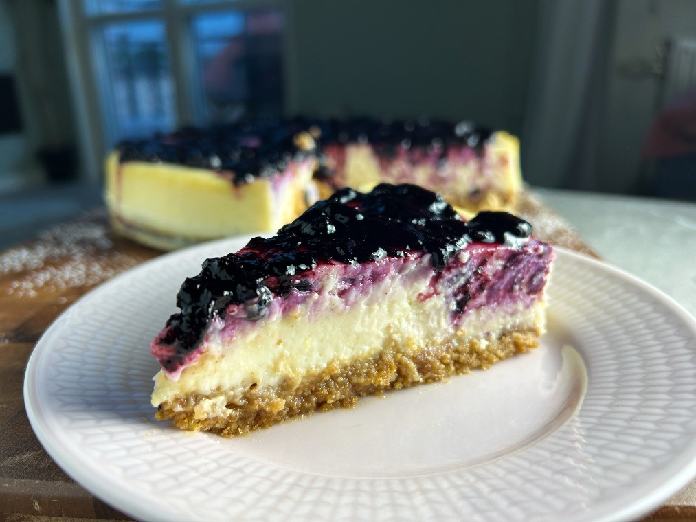 Blueberry cheesecake