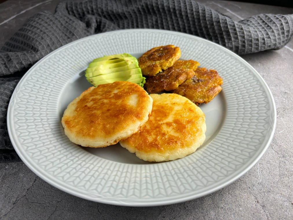 Arepas con queso