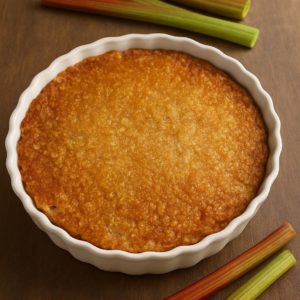 Knäckig rabarberpaj